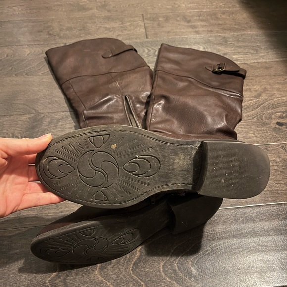 Chocolate Brown Riding Boots - Picture 4 of 4